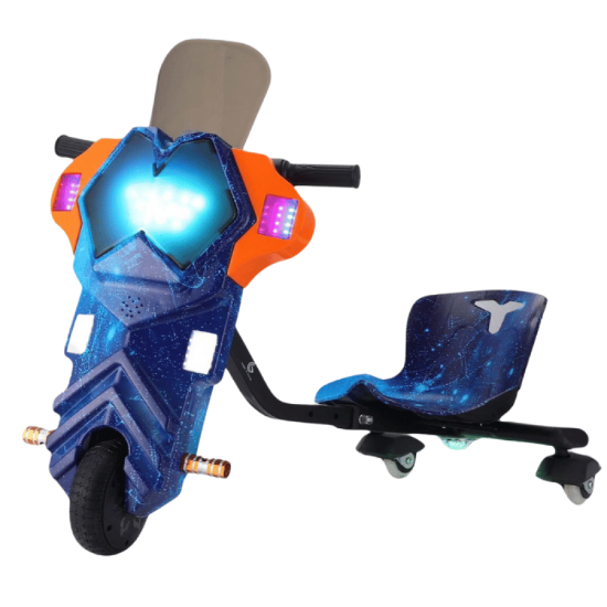 صورة سكوتر درفت 250W بتصميم روبوت مع إضاءة LED